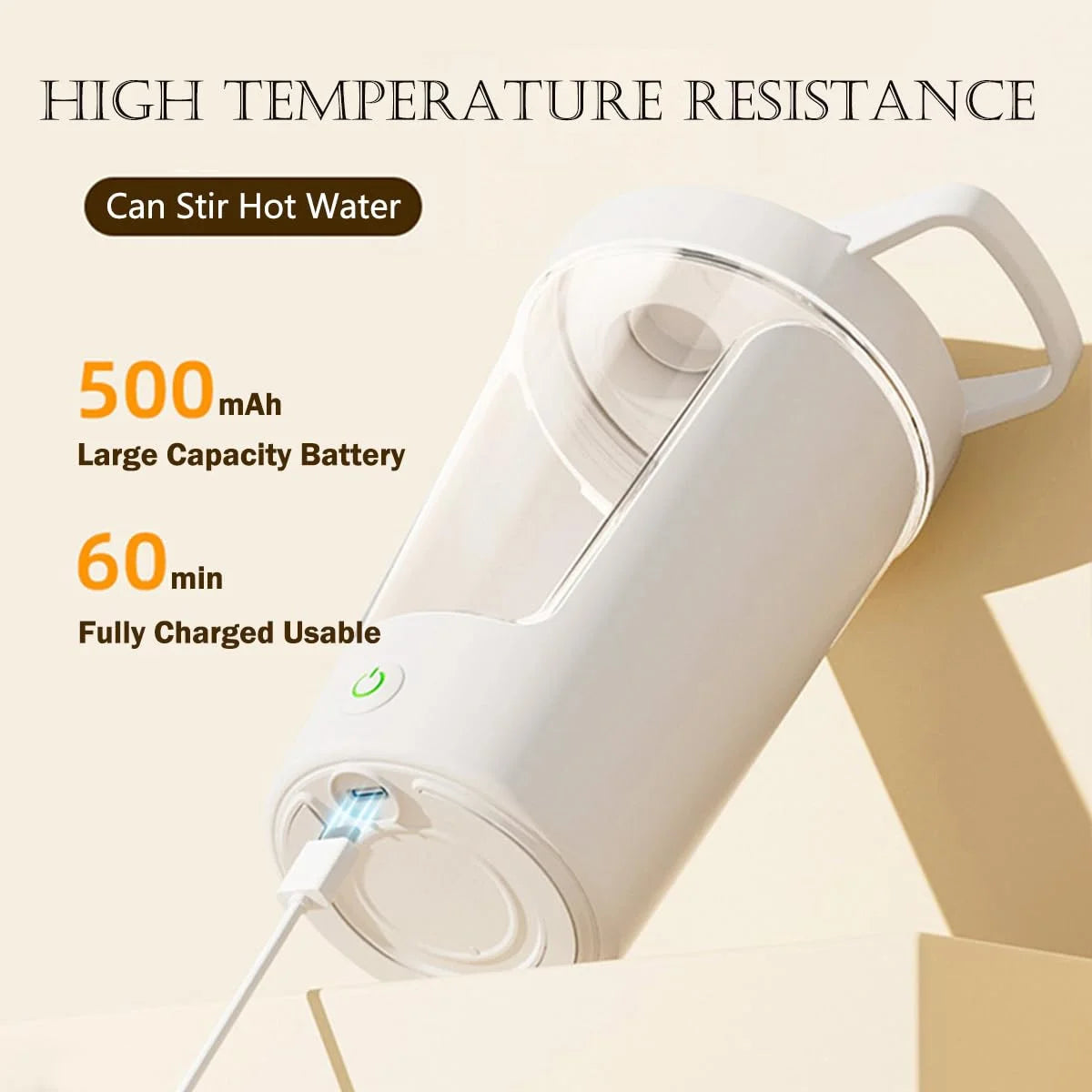 Electric Protein Shaker Bottle